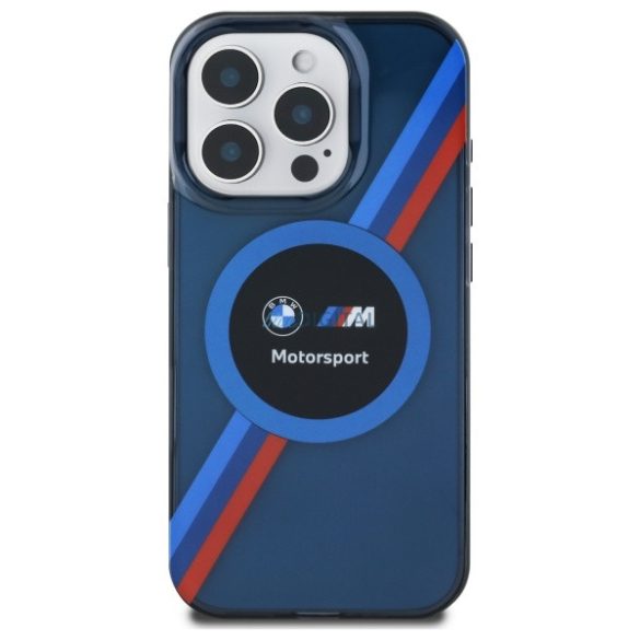 BMW BMHMP16L23HTPUV Motosport IML Circle MagSafe tok iPhone 16 Pro - tengerészkék