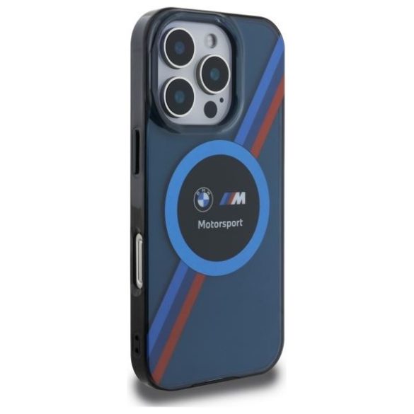 BMW BMHMP16L23HTPUV Motosport IML Circle MagSafe tok iPhone 16 Pro - tengerészkék