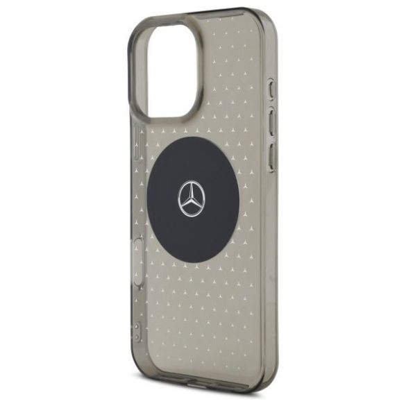 Mercedes MEHMP16L23HCPK MB Case Star Pattern keménytok iPhone 16 Pro - fekete