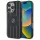 Mercedes MEHMP16L23HRSK MB Double Layer Crossed Lines MagSafe keménytok iPhone 16 Pro - fekete
