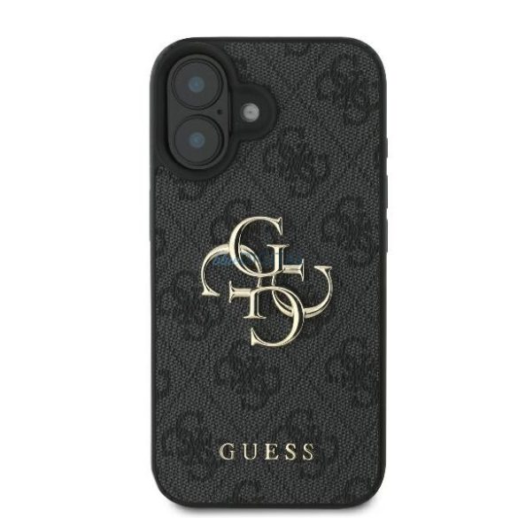 Guess GUHCP16S4GMGGR 4G Big Logo keménytok iPhone 16 - fekete