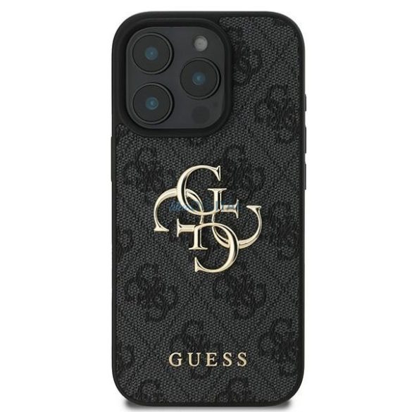 Guess GUHCP16L4GMGGR 4G Big Logo keménytok iPhone 16 Pro - fekete