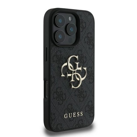 Guess GUHCP16L4GMGGR 4G Big Logo keménytok iPhone 16 Pro - fekete