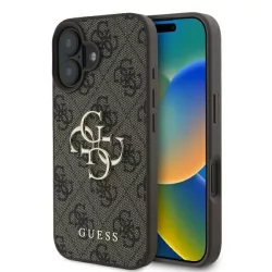   Guess GUHCP16S4GMGBR 4G Big Logo keménytok iPhone 16 - barna