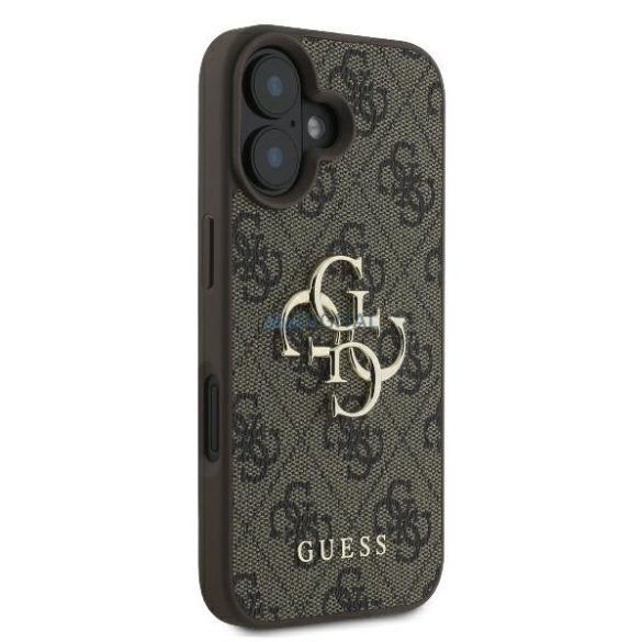 Guess GUHCP16M4GMGBR 4G Big Logo keménytok iPhone 16 Plus - barna