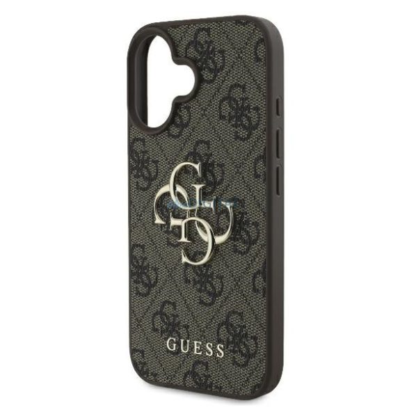 Guess GUHCP16M4GMGBR 4G Big Logo keménytok iPhone 16 Plus - barna