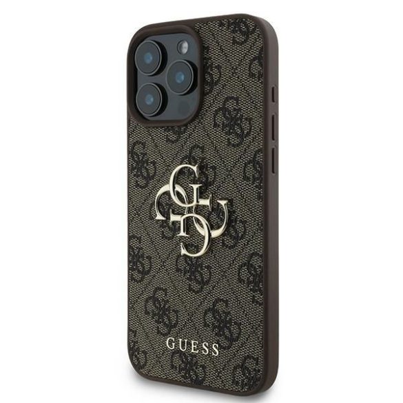 Guess GUHCP16L4GMGBR 4G Big Logo keménytok iPhone 16 Pro - barna