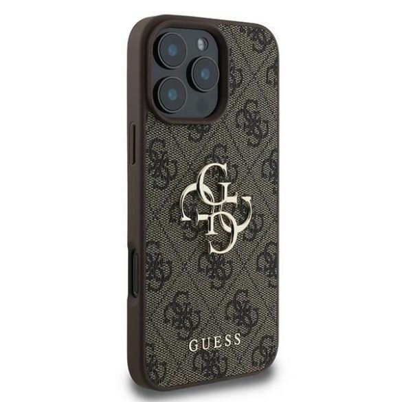 Guess GUHCP16L4GMGBR 4G Big Logo keménytok iPhone 16 Pro - barna