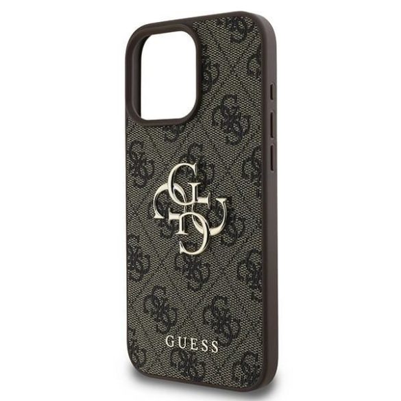 Guess GUHCP16L4GMGBR 4G Big Logo keménytok iPhone 16 Pro - barna