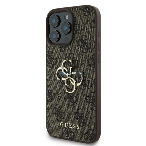 Guess GUHCP16X4GMGBR 4G Big Logo keménytok iPhone 16 Pro Max - barna