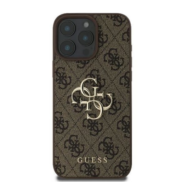 Guess GUHCP16X4GMGBR 4G Big Logo keménytok iPhone 16 Pro Max - barna