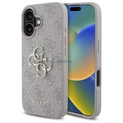   Guess GUHCP16S4GMGPI 4G Big Logo keménytok iPhone 16 - rózsaszín