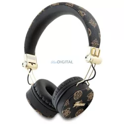   Guess GUBH70EPOSMK Peony Script Round Shape bluetooth vezeték nélküli fejhallgató ENC - fekete