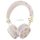 Guess GUBH70EPOSMW Peony Script Round Shape bluetooth vezeték nélküli fejhallgató ENC - barna