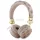 Guess GUBH70EPOSMW Peony Script Round Shape bluetooth vezeték nélküli fejhallgató ENC - barna