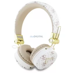  Guess GUBH70E4PTMH 4G Triangle Round Shape bluetooth vezeték nélküli fejhallgató ENC - fehér