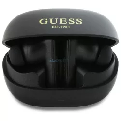   Guess GUTWST88MCTGK Capsule Printed Logo TWS Bluetooth vezeték nélküli fülhallgató - fekete