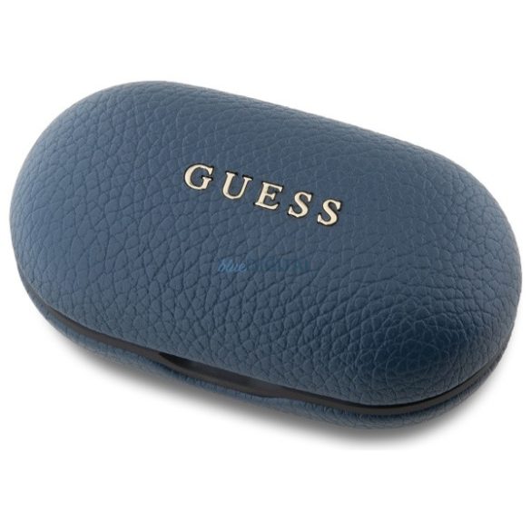 Guess GUTWSPGTSPSB Grained Classic Logo TWS Bluetooth vezeték nélküli fülhallgató - kék