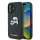 Karl Lagerfeld KLHCP16SPGKLKCPK Monogram Karl&Chaoupette Head Pin keménytok iPhone 16 - fekete