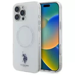   US Polo USHMP16XHOCLDPW IML Ring MagSafe tok iPhone 16 Pro Max - fehér