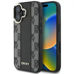   DKNY DKHMP16MPCPVSLK Checkered Pattern Magsafe keménytok iPhone 16 Plus - fekete
