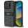 DKNY DKHCP16LPRTHSLK Texture Pattern Tonal Stripe keménytok iPhone 16 Pro - fekete