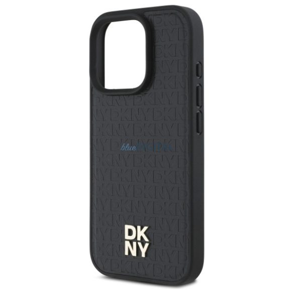 DKNY DKHMP16LPSHRPSK Repeat Pattern Stack Logo MagSafe-kompatibilis keménytok iPhone 16 Pro - fekete