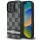 DKNY DKHCP16XPCPTSSK Checkered Pattern & Printed Stripes keménytok iPhone 16 Pro Max - fekete