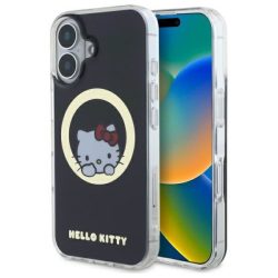   Hello Kitty HKHMP16SHSWKK IML Sweet Kitty Magsafe keménytok iPhone 16 - fekete