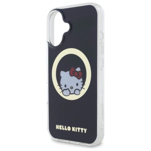 Hello Kitty HKHMP16SHSWKK IML Sweet Kitty Magsafe keménytok iPhone 16 - fekete