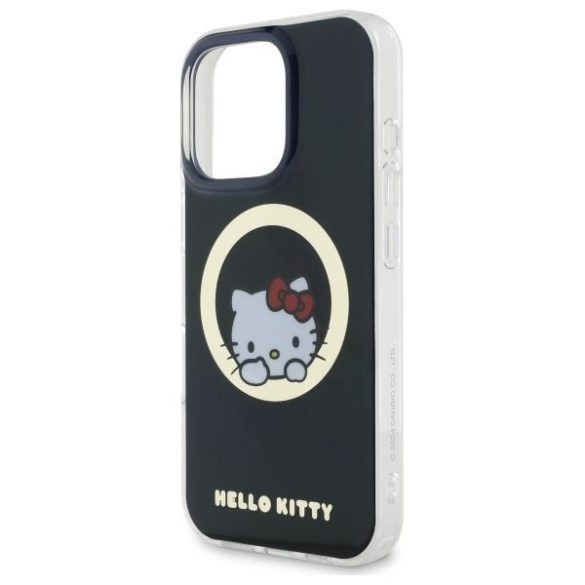 Hello Kitty HKHMP16LHSWKK IML Sweet Kitty Magsafe keménytok iPhone 16 Pro - fekete