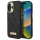 Guess GUHMP16SU4GPRK 4G Logo Plate MagSafe keménytok iPhone 16 - fekete