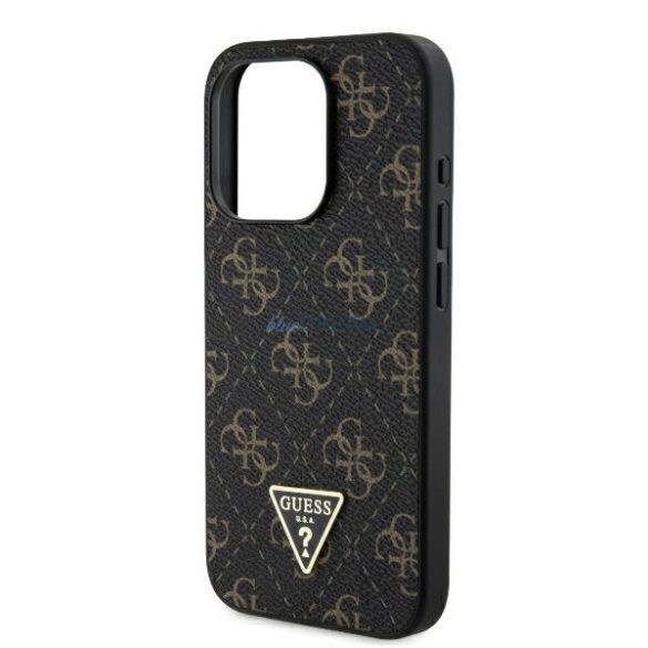 Guess GUHCP16XPG4GPK New 4G Triangle keménytok iPhone 16 Pro Max - fekete