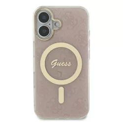   Guess GUHMP16XH4STP IML 4G MagSafe keménytok iPhone 16 Pro Max - rózsaszín