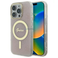   Guess GUHMP16XH4STP IML 4G MagSafe keménytok iPhone 16 Pro Max - rózsaszín