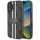 Guess GUHMP16SP4RPSW MagSafe 4G Printed Stripes keménytok iPhone 16 - barna