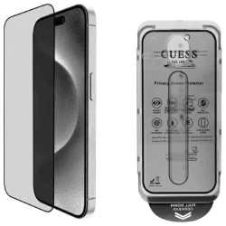   Guess GUTGP16SBOKGCIP Screen Protector Privacy 2.5D Outline betekintésvédett edzett üveg kijelzővédő iPhone 16