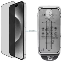   Guess GUTGP16SBOKGCIP Screen Protector Privacy 2.5D Outline betekintésvédett edzett üveg kijelzővédő iPhone 16