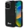 Guess GUHCP16LSMBSLK iPhone 16 Pro 6.3" fekete keménytok szilikon script fém logó és keret