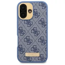   Guess GUHMP16XU4GPRB 4G Logo Plate MagSafe keménytok iPhone 16 Pro Max - kék