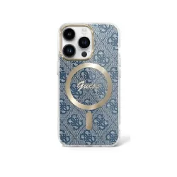   Guess GUHMP16XH4STB IML 4G MagSafe keménytok iPhone 16 Pro Max - kék