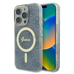   Guess GUHMP16XH4STB IML 4G MagSafe keménytok iPhone 16 Pro Max - kék
