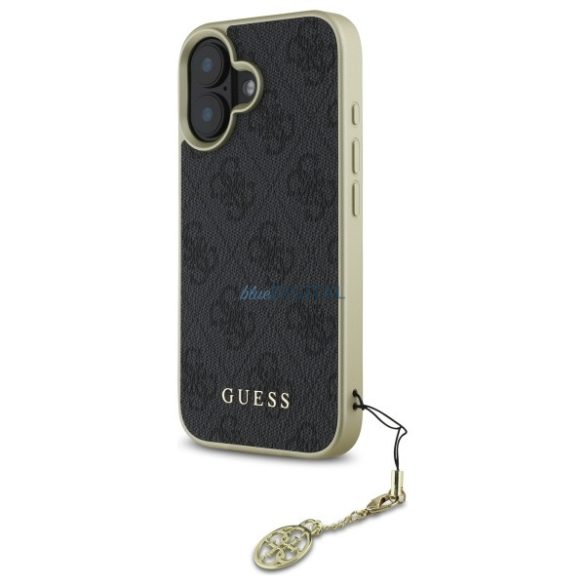 Guess GUHCP16SGF4GGR 4G Charms Collection keménytok iPhone 16 - fekete