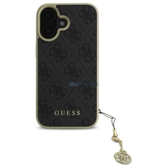 Guess GUHCP16SGF4GGR 4G Charms Collection keménytok iPhone 16 - fekete