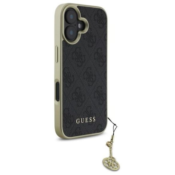 Guess GUHCP16SGF4GGR 4G Charms Collection keménytok iPhone 16 - fekete