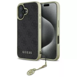   Guess GUHCP16MGF4GGR 4G Charms Collection keménytok iPhone 16 Plus - fekete