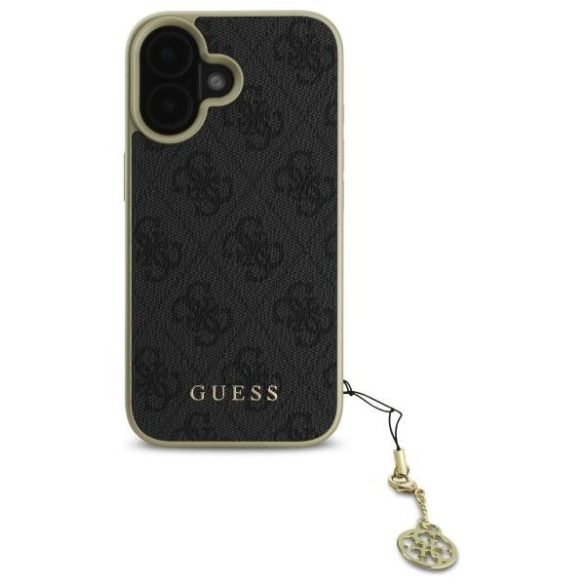 Guess GUHCP16MGF4GGR 4G Charms Collection keménytok iPhone 16 Plus - fekete