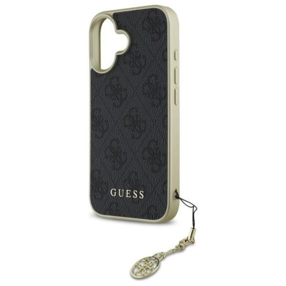 Guess GUHCP16MGF4GGR 4G Charms Collection keménytok iPhone 16 Plus - fekete