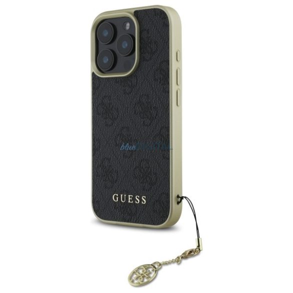 Guess GUHCP16LGF4GGR 4G Charms Collection keménytok iPhone 16 Pro - fekete