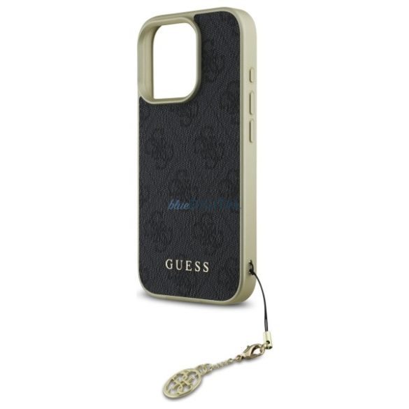 Guess GUHCP16LGF4GGR 4G Charms Collection keménytok iPhone 16 Pro - fekete